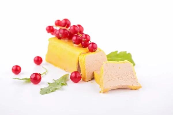 Foie gras isolated — Stock Photo, Image