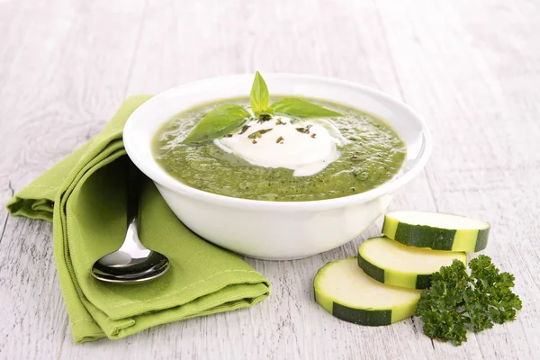 Zucchini soup — Stock Photo, Image