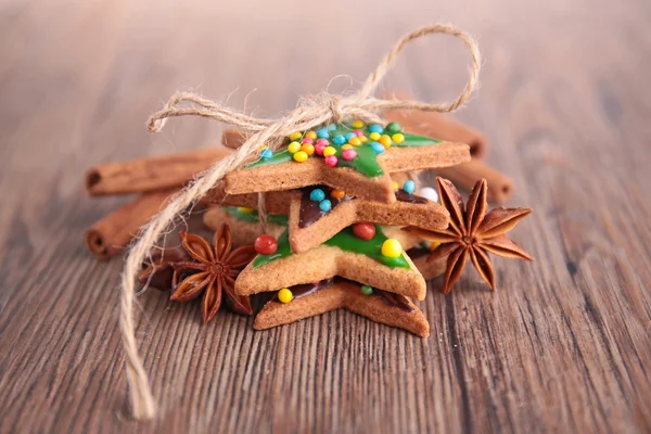 Biscotti di zenzero di Natale — Foto Stock