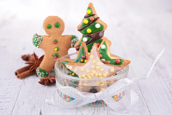 Biscotti di zenzero di Natale — Foto Stock