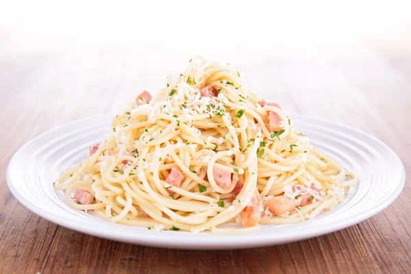 Macarrão Carbonara — Fotografia de Stock