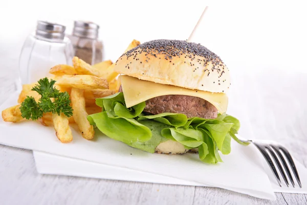 Huisgemaakte Hamburger — Stockfoto
