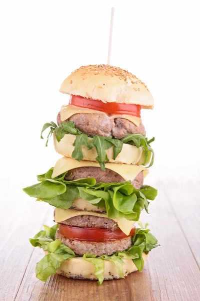 Grote hamburger — Stockfoto