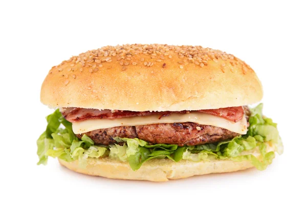 Burger, samostatný — Stock fotografie