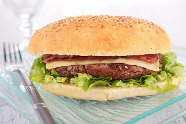 Burger, Sandwich — Stockfoto