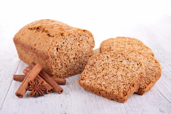 Lebkuchen und Zutat — Stockfoto