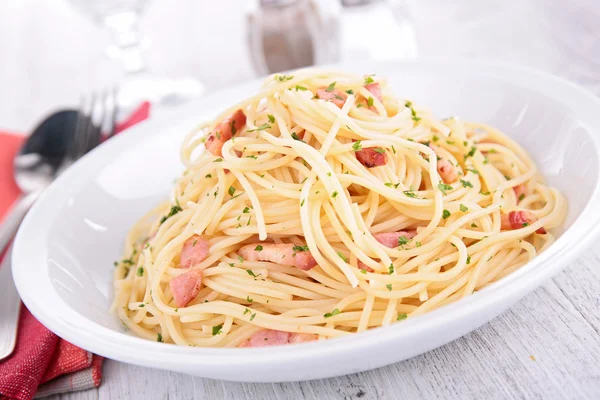 Carbonara Pasta — Stockfoto