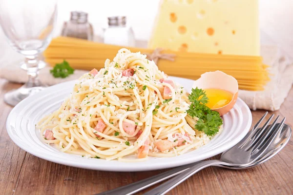 Carbonara Pasta — Stockfoto