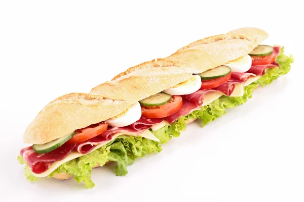 Sandwich isoliert — Stockfoto