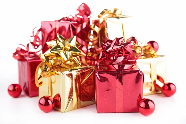 Gift boxes isolated — Stock Photo, Image