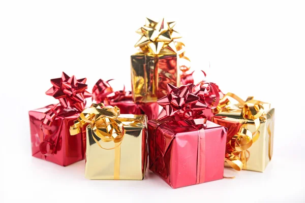 Group of christmas gifts — Stock Photo, Image