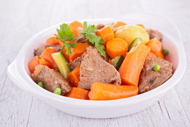 sığır eti ve sebze