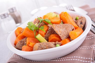 sığır eti ve sebze