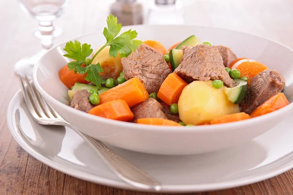 Carne de vacuno y verduras — Foto de Stock