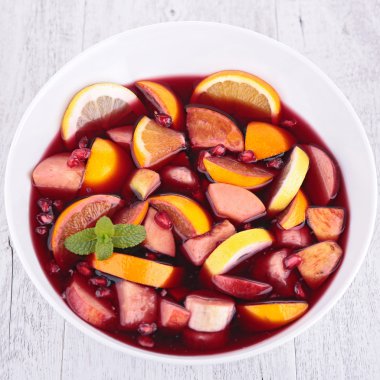 meyve sangria, punch