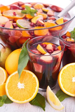 meyve sangria, punch