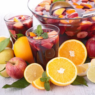 meyve sangria, punch