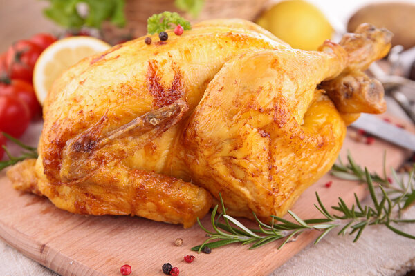 Жареная курица
