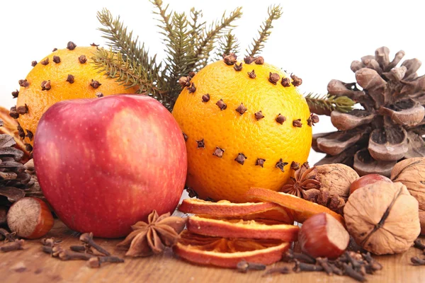 Kerstmis specerijen, ingrediënten — Stockfoto