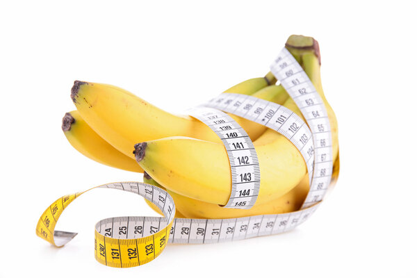 Banana and measure tape