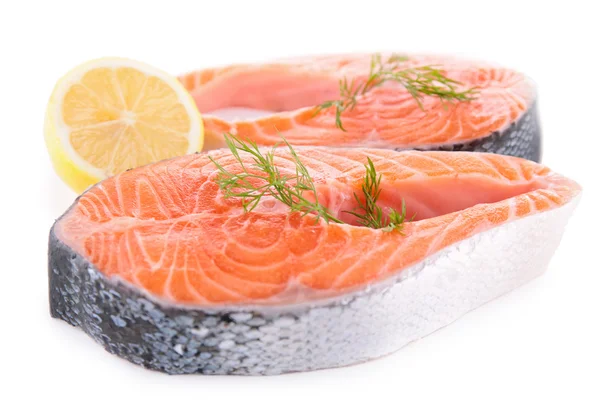 Salmon steak — Stock Photo, Image