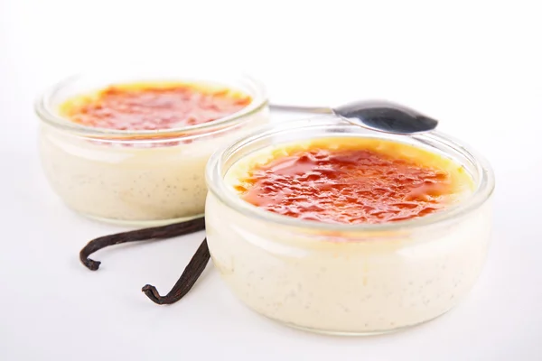 Karamell-Dessert — Stockfoto