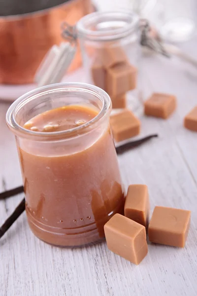 Caramel dessert — Stock Photo, Image