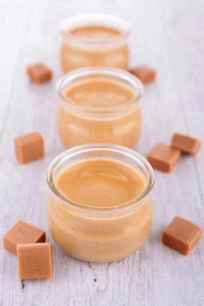 Caramel desszert — Stock Fotó