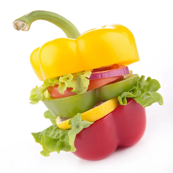 Vegetables diet meter — Stock Photo, Image