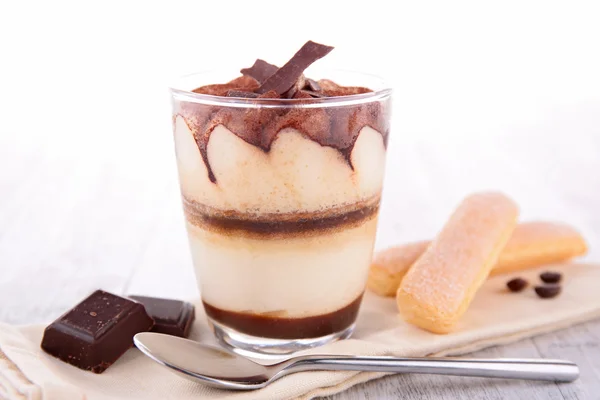 Sobremesa tiramisu — Fotografia de Stock