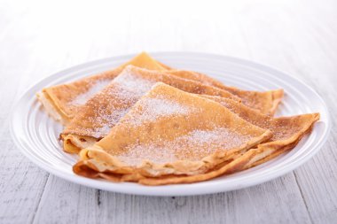 Crepes with sugar