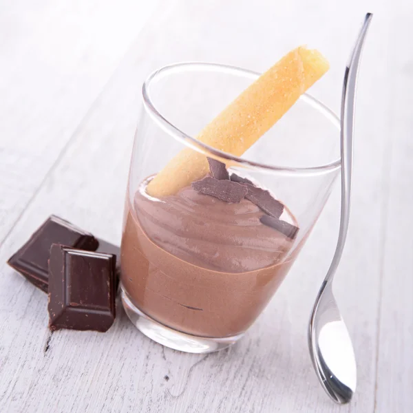 Creme de chocolate — Fotografia de Stock