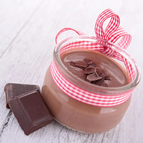 Mousse de chocolate — Fotografia de Stock