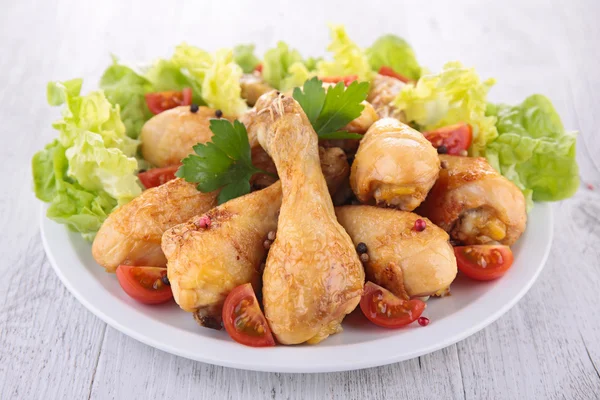 Chicken drumsticks — Stock Photo, Image