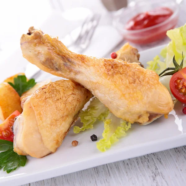 Chicken leg — Stock Photo, Image