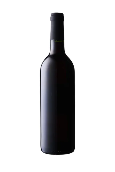 Bottiglia di vino isolato — Foto Stock