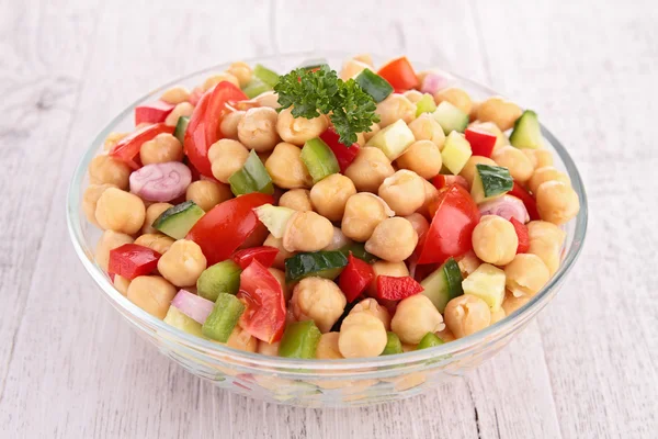 Chickpea salad — Stock Photo, Image