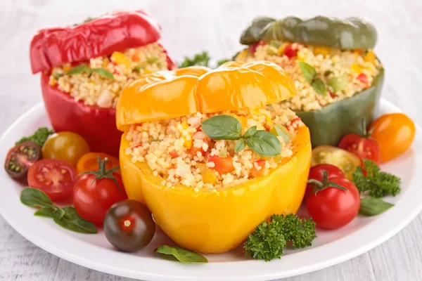 Filled bell pepper — Stock Photo, Image