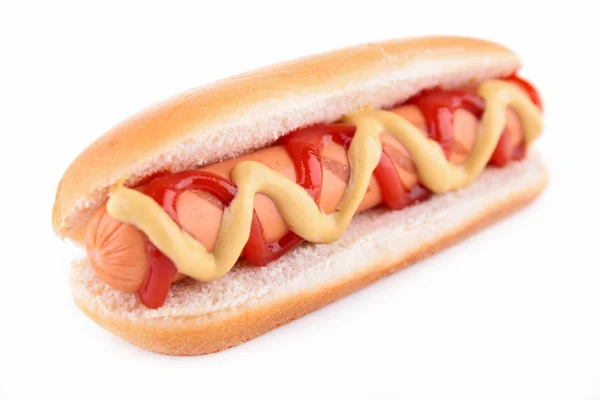 Hotdog geïsoleerd — Stockfoto