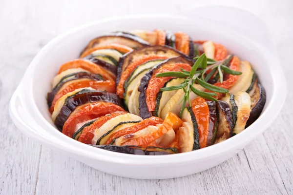 Vegetable baked tian — Stock Photo, Image