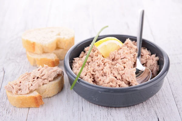 Tonijn en kaas spread — Stockfoto