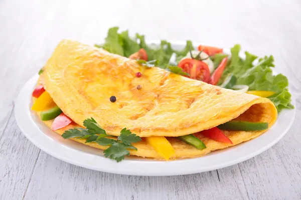 Omelet close up — Stock Photo, Image