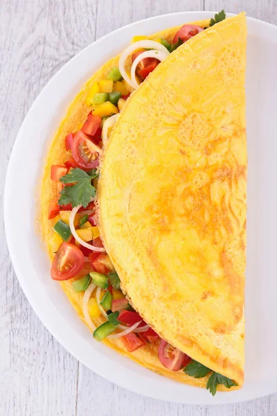 Omelet close up — Stock Photo, Image