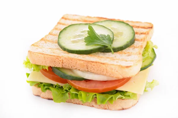 Sandwich geïsoleerd — Stockfoto