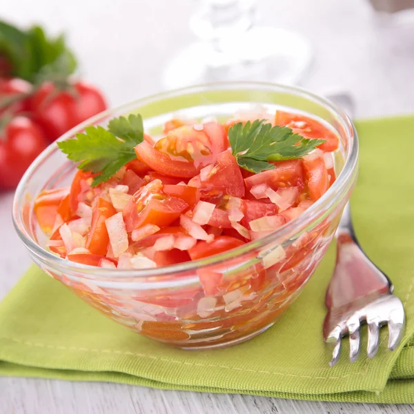 Tomatensalat — Stockfoto