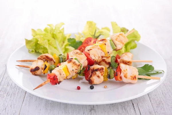 Grilled chicken kebab