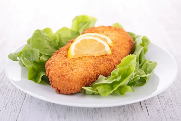 Breaded fish or meat Stock Picture