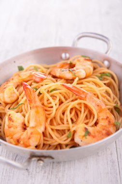 Spagetti ve Karides Güveç