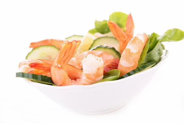 Shrimp salad — Stock Photo, Image