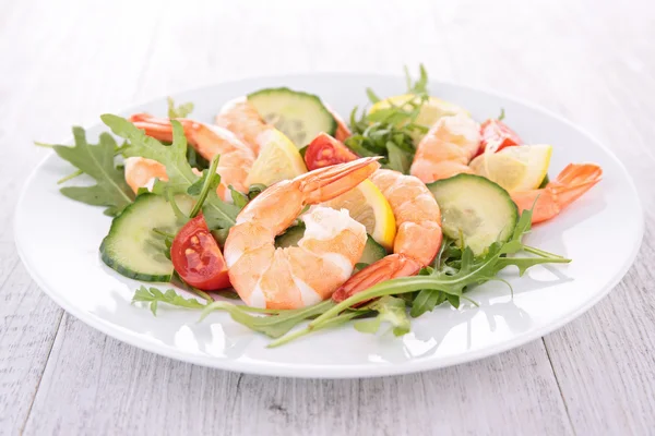 Shrimp salad — Stock Photo, Image